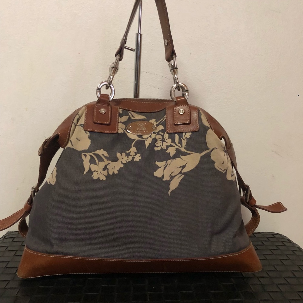 Celine Floral Denim tote